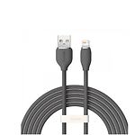 Изображение Кабель Baseus CAGD000101 Jelly Liquid Silica Gel Fast Charging & Data USB/Lightning, 2м Black,2.4A #4 Фото Кабель Baseus CAGD000101 Jelly Liquid Silica Gel Fast Charging & Data USB/Lightning, 2м Black,2.4A #4