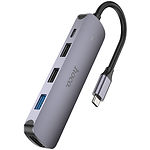 Изображение Концентратор HUB USB 3.1 HOCO HB27 (6931474769329) Type-C --> HDMI + 2*USB2.0 + USB3.0 + PD Type-C #2 Фото Концентратор HUB USB 3.1 HOCO HB27 (6931474769329) Type-C --> HDMI + 2*USB2.0 + USB3.0 + PD Type-C #2