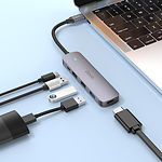 Изображение Концентратор HUB USB 3.1 HOCO HB27 (6931474769329) Type-C --> HDMI + 2*USB2.0 + USB3.0 + PD Type-C #4 Фото Концентратор HUB USB 3.1 HOCO HB27 (6931474769329) Type-C --> HDMI + 2*USB2.0 + USB3.0 + PD Type-C #4