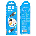 Изображение Кабель HOCO X90 White (6931474788412) USB/Lightning, 1м, 2.4A, silicone #3 Фото Кабель HOCO X90 White (6931474788412) USB/Lightning, 1м, 2.4A, silicone #3