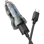 Изображение Автомобильное ЗУ Hoco Z47 Black (6931474782250) 2*USB-A,18W,QC + кабель Type-C #2 Фото Автомобильное ЗУ Hoco Z47 Black (6931474782250) 2*USB-A,18W,QC + кабель Type-C #2