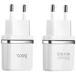 Изображение Сетевое ЗУ Hoco C11 Smart single White (6957531047742) , USB-A, 1А + Cable micro-USB #1 Фото Сетевое ЗУ Hoco C11 Smart single White (6957531047742) , USB-A, 1А + Cable micro-USB #1