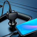 Фото Автомобильное ЗУ Hoco Z36 dual Black (6931474727756) 2*USB-A,2.4A +кабель Micro-USB #5