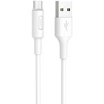 Изображение Кабель HOCO X25 White (6957531080138) USB/Micro-USB, 1м, 2A, PVC Фото Кабель HOCO X25 White (6957531080138) USB/Micro-USB, 1м, 2A, PVC