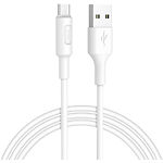 Изображение Кабель HOCO X25 White (6957531080138) USB/Micro-USB, 1м, 2A, PVC #1 Фото Кабель HOCO X25 White (6957531080138) USB/Micro-USB, 1м, 2A, PVC #1