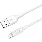 Изображение Кабель HOCO X25 White (6957531080138) USB/Micro-USB, 1м, 2A, PVC #2 Фото Кабель HOCO X25 White (6957531080138) USB/Micro-USB, 1м, 2A, PVC #2