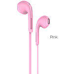 Фото HOCO M39 Rhyme Pink (6957531079781) наушники вкладыши с микрофоном