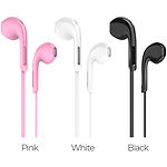 Фото HOCO M39 Rhyme Pink (6957531079781) наушники вкладыши с микрофоном #2
