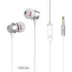 Фото HOCO M51 Proper White (6957531092278) наушники вкладыши с микрофоном #2
