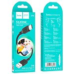 Изображение Кабель HOCO X90 Black (6931474788443) USB/Type-C, 1м, 3A, silicone #5 Фото Кабель HOCO X90 Black (6931474788443) USB/Type-C, 1м, 3A, silicone #5