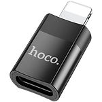 Переходник HOCO UA17 Black Lightning/Type-C female USB2.0 - фото