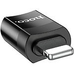 Фото Переходник HOCO UA17 Black (6931474761996) Lightning/Type-C female USB2.0 #2