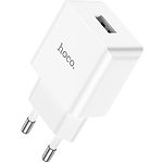 Фото Сетевое ЗУ Hoco C106A Leisure White (6931474783882) , USB-A ,2.1A #1