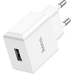 Фото Сетевое ЗУ Hoco C106A Leisure White (6931474783882) , USB-A ,2.1A #2
