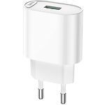 Изображение Сетевое ЗУ Hoco C109A Fighter White (6931474784810) , USB-A , QC3.0, 18W Фото Сетевое ЗУ Hoco C109A Fighter White (6931474784810) , USB-A , QC3.0, 18W