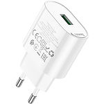 Изображение Сетевое ЗУ Hoco C109A Fighter White (6931474784810) , USB-A , QC3.0, 18W #1 Фото Сетевое ЗУ Hoco C109A Fighter White (6931474784810) , USB-A , QC3.0, 18W #1