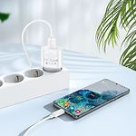 Изображение Сетевое ЗУ Hoco C109A Fighter White (6931474784810) , USB-A , QC3.0, 18W #6 Фото Сетевое ЗУ Hoco C109A Fighter White (6931474784810) , USB-A , QC3.0, 18W #6