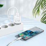 Изображение Сетевое ЗУ Hoco C109A Fighter White (6931474784827) , USB-A , QC3.0, 18W + Cable micro-USB #6 Фото Сетевое ЗУ Hoco C109A Fighter White (6931474784827) , USB-A , QC3.0, 18W + Cable micro-USB #6