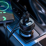 Фото Автомобильное ЗУ Hoco Z40 dual Black (6931474739698) 2*USB-A,2.4A +кабель Micro-USB #4