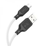 Изображение Кабель HOCO X90 White (6931474788436) USB/Micro-USB, 1м, 2.4A, silicone #1 Фото Кабель HOCO X90 White (6931474788436) USB/Micro-USB, 1м, 2.4A, silicone #1