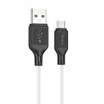 Изображение Кабель HOCO X90 White (6931474788436) USB/Micro-USB, 1м, 2.4A, silicone Фото Кабель HOCO X90 White (6931474788436) USB/Micro-USB, 1м, 2.4A, silicone