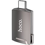 Изображение Переходник HOCO UA19 Metal Gray (6931474762405) USB Type-C --> HDMI Фото Переходник HOCO UA19 Metal Gray (6931474762405) USB Type-C --> HDMI