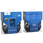 Изображение HOCO W24 Enlighten Blue (6931474709646) набор 2-х: наушники с микрофоном накладные + вкладыши #4 Фото HOCO W24 Enlighten Blue (6931474709646) набор 2-х: наушники с микрофоном накладные + вкладыши #4