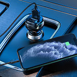 Фото Автомобильное ЗУ Hoco Z40 dual Black (6931474739674) 2*USB-A,2.4A +кабель Lightning #4