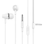 Изображение HOCO M34 Honor White (6957531078463) наушники вкладыши с микрофоном #1 Фото HOCO M34 Honor White (6957531078463) наушники вкладыши с микрофоном #1