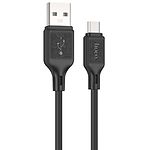 Изображение Кабель HOCO X90 Black (6931474788429) USB/Micro-USB, 1м, 2.4A, silicone Фото Кабель HOCO X90 Black (6931474788429) USB/Micro-USB, 1м, 2.4A, silicone