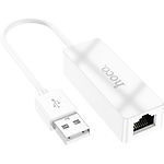 Изображение Адаптер сетевой HOCO UA22 Acquire (6931474784117) USB-A --> LAN Ethernet 10/100 Мб/с RJ-45 Фото Адаптер сетевой HOCO UA22 Acquire (6931474784117) USB-A --> LAN Ethernet 10/100 Мб/с RJ-45