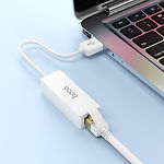 Изображение Адаптер сетевой HOCO UA22 Acquire (6931474784117) USB-A --> LAN Ethernet 10/100 Мб/с RJ-45 #6 Фото Адаптер сетевой HOCO UA22 Acquire (6931474784117) USB-A --> LAN Ethernet 10/100 Мб/с RJ-45 #6
