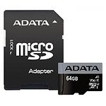 Изображение microSD XC 64Gb A-DATA Premier UHS-I U3 V30S A2 C10 (AUSDX64GUI3V30SA2-RA1) SD адаптер, 100/85Mb/s Фото microSD XC 64Gb A-DATA Premier UHS-I U3 V30S A2 C10 (AUSDX64GUI3V30SA2-RA1) SD адаптер, 100/85Mb/s