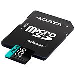 Изображение microSD XC 256 GB A-DATA Premier UHS-I U3 V30S A2 C10 (AUSDX256GUI3V30SA2-RA1) SD адаптер,100/85Mb/s #1 Фото microSD XC 256 GB A-DATA Premier UHS-I U3 V30S A2 C10 (AUSDX256GUI3V30SA2-RA1) SD адаптер,100/85Mb/s #1