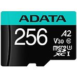 Изображение microSD XC 256 GB A-DATA Premier UHS-I U3 V30S A2 C10 (AUSDX256GUI3V30SA2-RA1) SD адаптер,100/85Mb/s #2 Фото microSD XC 256 GB A-DATA Premier UHS-I U3 V30S A2 C10 (AUSDX256GUI3V30SA2-RA1) SD адаптер,100/85Mb/s #2