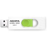 Фото USB Flash 32Gb A-DATA UV320 White-Green USB3.1 (AUV320-32G-RWHGN) #1