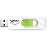 Изображение USB Flash 64Gb A-DATA UV320 White-Green USB3.1 (AUV320-64G-RWHGN) #1 Фото USB Flash 64Gb A-DATA UV320 White-Green USB3.1 (AUV320-64G-RWHGN) #1