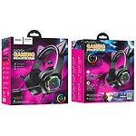 Изображение HOCO W107 Cute cat luminous gaming Phantom Black (6931474791252) наушники с микрофоном накладные #4 Фото HOCO W107 Cute cat luminous gaming Phantom Black (6931474791252) наушники с микрофоном накладные #4