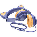 Изображение HOCO W36 Cat Midnight Blue (6931474770400) наушники с микрофоном накладные #1 Фото HOCO W36 Cat Midnight Blue (6931474770400) наушники с микрофоном накладные #1