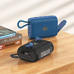 Изображение HOCO HC15 Poise 2-in-1 Black (6931474783646) портативная колонка 5W,1.2Ah,BT,FM,USB/SD + BT наушники #2 Фото HOCO HC15 Poise 2-in-1 Black (6931474783646) портативная колонка 5W,1.2Ah,BT,FM,USB/SD + BT наушники #2