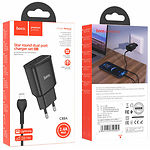 Изображение Сетевое ЗУ Hoco C88A Star round dual Black (6931474749505) ,2*USB-A,2.4А +Cable Lightning #2 Фото Сетевое ЗУ Hoco C88A Star round dual Black (6931474749505) ,2*USB-A,2.4А +Cable Lightning #2