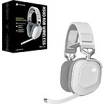 Фото Corsair HS80 RGB Wireless Headset White (CA-9011236-EU) #1