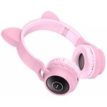 Фото HOCO W27 Cat ear Bluetooth Pink (6931474718464) наушники с микрофоном накладные #3