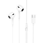Фото HOCO M101 Max Crystal grace Type-C White (6931474782342) наушники вкладыши с микрофоном #3