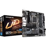 Изображение Материнская плата GIGABYTE Q670M D3H DDR4, S-1700, micro-ATX Фото Материнская плата GIGABYTE Q670M D3H DDR4, S-1700, micro-ATX