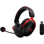 Изображение HyperX Cloud II Wireless Red (4P5K4AA) беспроводные наушники с микрофоном Фото HyperX Cloud II Wireless Red (4P5K4AA) беспроводные наушники с микрофоном
