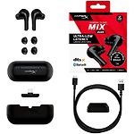 Изображение HyperX Cloud MIX Buds Wireless Black (4P5D9AA) TWS Bluetooth наушники с микрофоном #3 Фото HyperX Cloud MIX Buds Wireless Black (4P5D9AA) TWS Bluetooth наушники с микрофоном #3