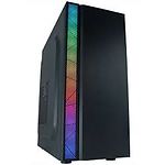 Корпус Frontier Pauni P05 Miditower без БП ATX/mATX черный, USB3.0, RGB полоса - фото