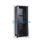 Изображение Шкаф 19" KINGDA (KD-002-6827) 27U 600x800, RAL9004 , шафа розібрана Фото Шкаф 19" KINGDA (KD-002-6827) 27U 600x800, RAL9004 , шафа розібрана