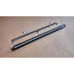 Фото Патч-панель KINGDA (KD-PP23-STP-BK-24P) незаполненная 1U STP #1